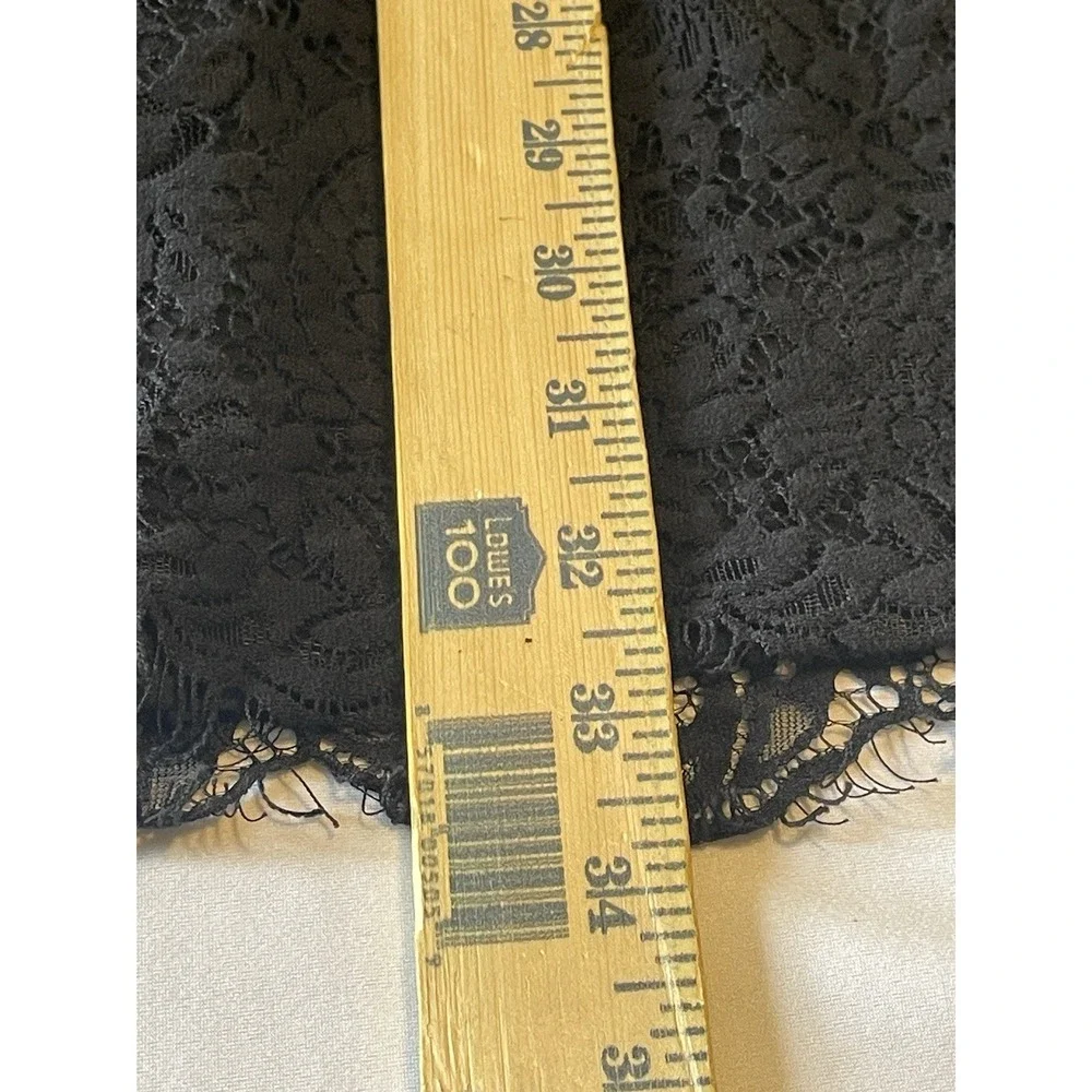 Madewell Dusk Lace Off the Shoulder Black Dress Size 10 Style F9714‎ Lace